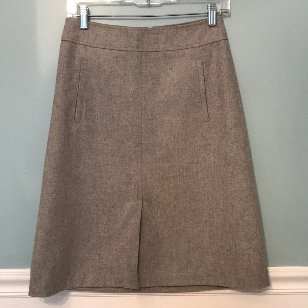 Banana Republic Grey Wool Skirt Size 0